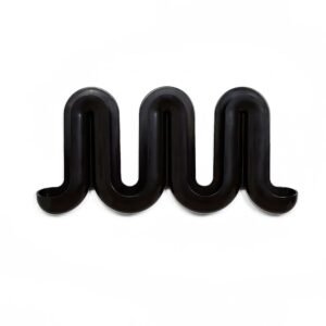 Swell Wall catchall & coat rack. black