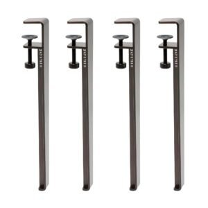 Tiptoe Pied Low table leg set, dark steel