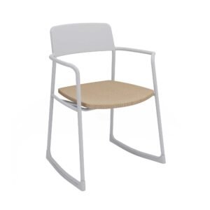 Kokuyo Cuna rocking chair, light grey